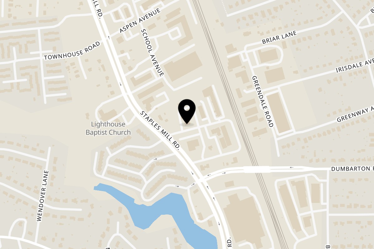 Map showing the location of Mi Mariachi on 3112 Northside Ave #5410 in Richmond